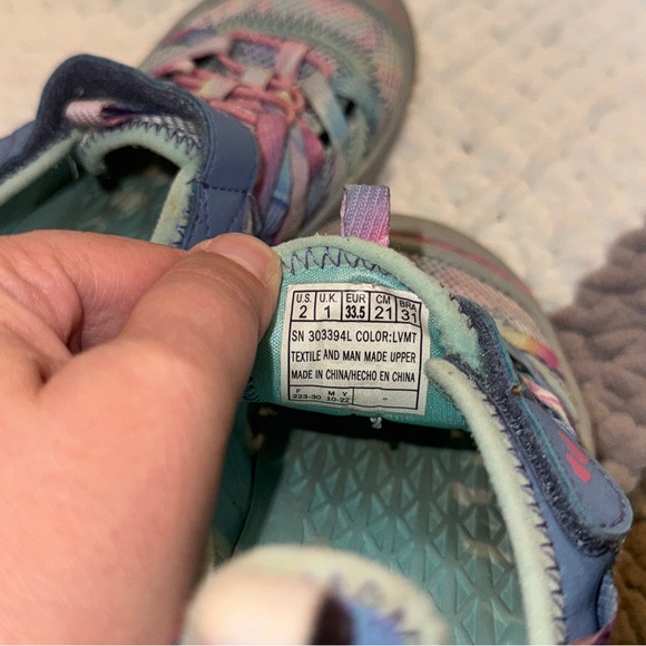 Girls Skechers Summer Steps 2.0 - Sunset Peak Sandals Size US 2 youth, outdoors - Picture 8 of 9